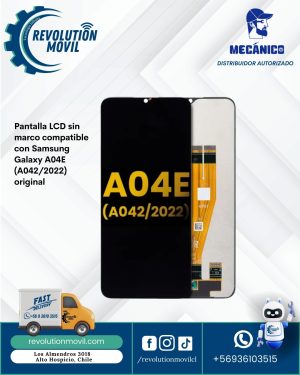 Pantalla LCD sin marco compatible con Samsung Galaxy A04E (A042/2022) original