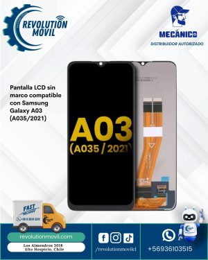 Pantalla LCD sin marco compatible con Samsung Galaxy A03 (A035/2021)