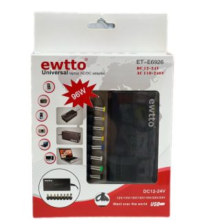 Adaptador Universal de Laptop AC-DC de 96W de EWTTO